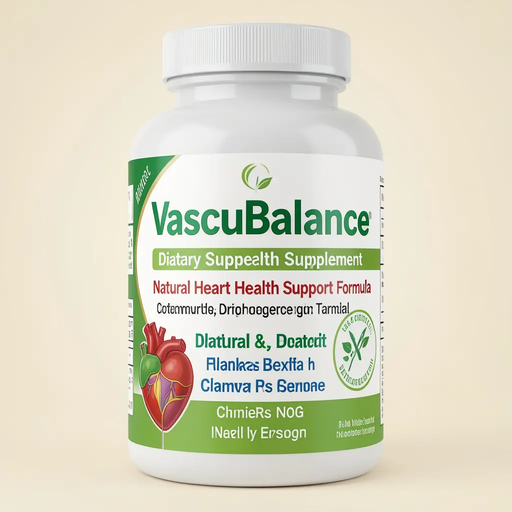 VascuBalance dietary supplement bottle